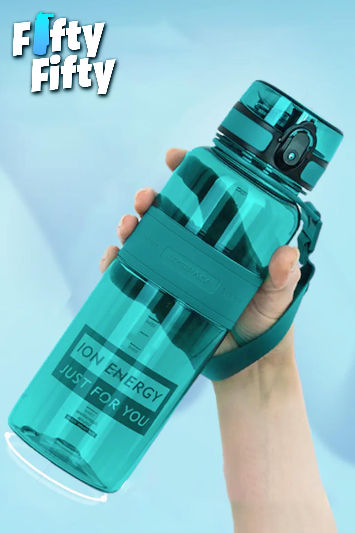 Uzspace Tritan Su Matarası 1000ml 1 Litre Büyük Boy Yenilenen Renkler 