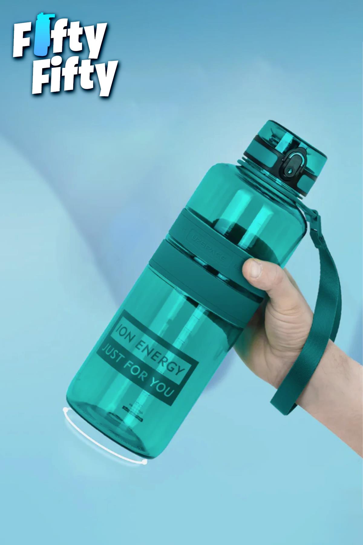 Uzspace Tritan Su Matarası 1500ml 1.5 Litre Mega Boy Yenilenen Renkler 