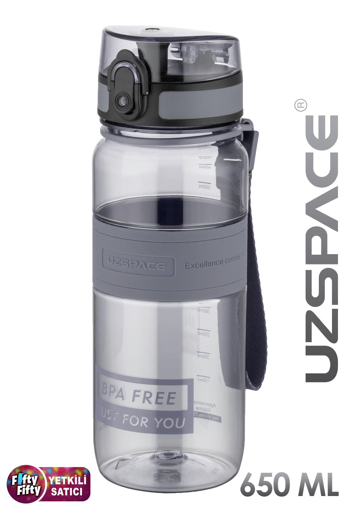 Uzspace Tritan Su Matarası 650 Ml Yenilenen Renkler 
