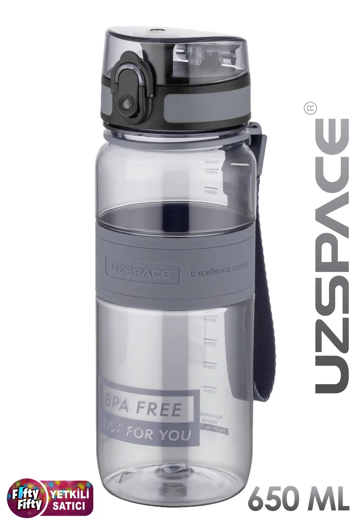 Uzspace Tritan Su Matarası 650 Ml Yenilenen Renkler 