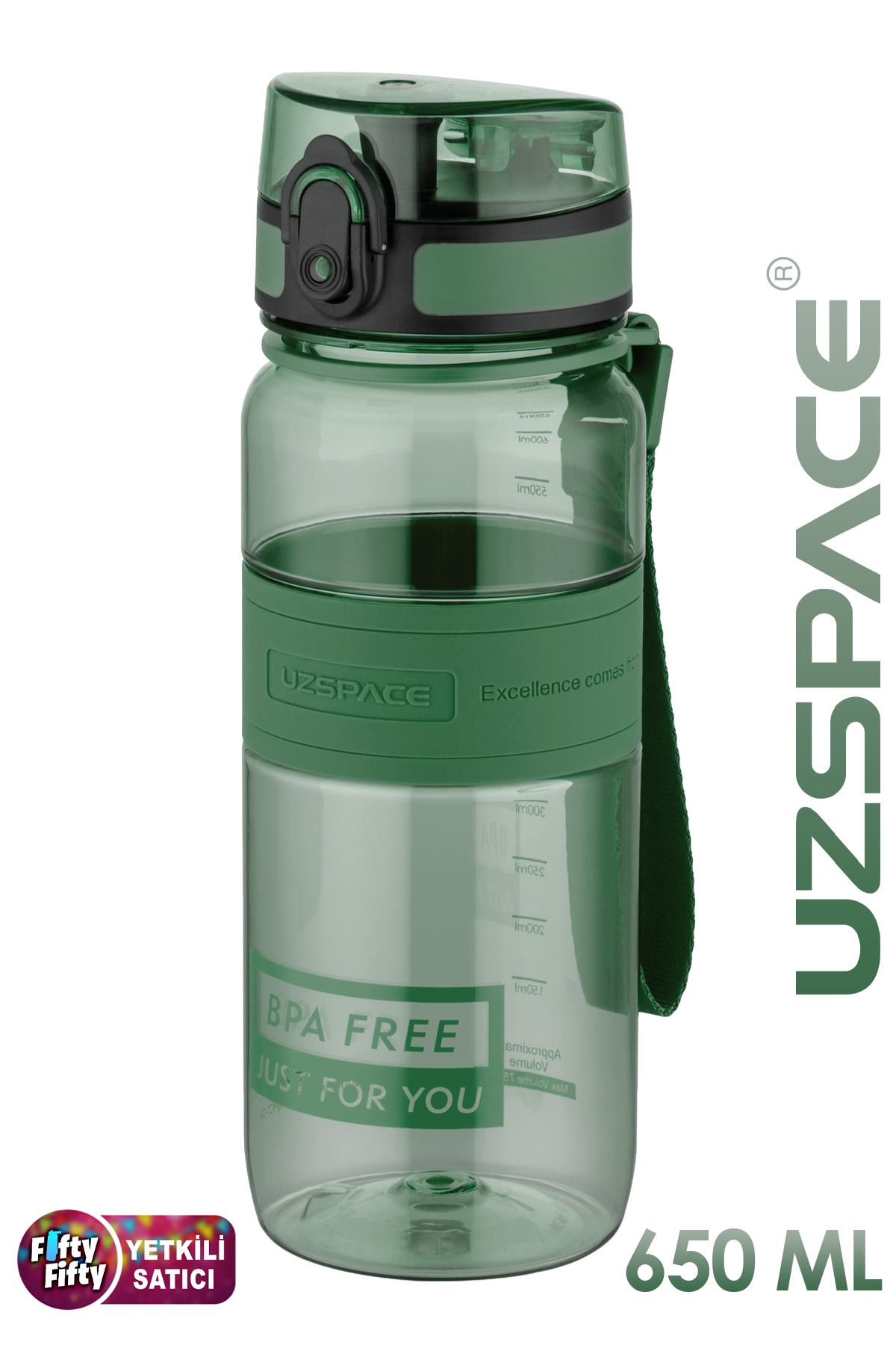 Uzspace Tritan Su Matarası 650 Ml Yenilenen Renkler 