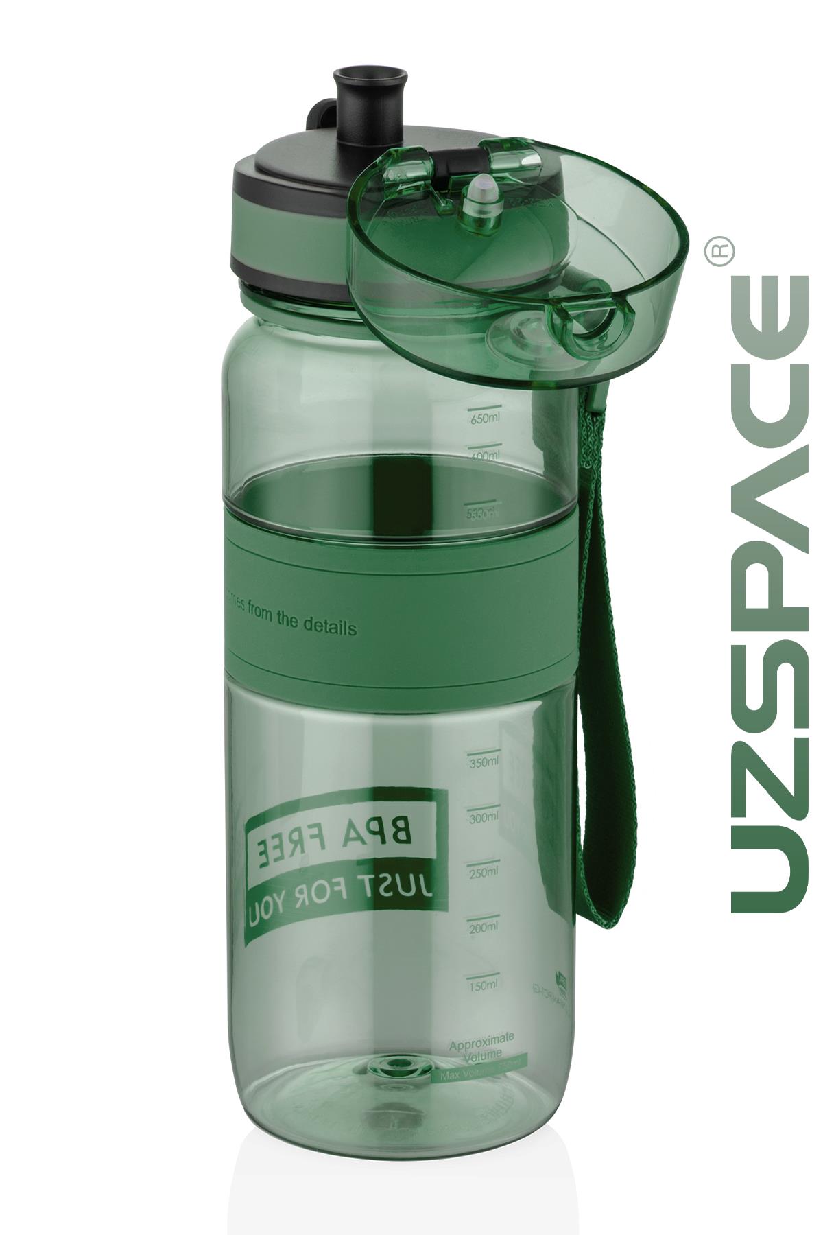 Uzspace Tritan Su Matarası 650 Ml Yenilenen Renkler 