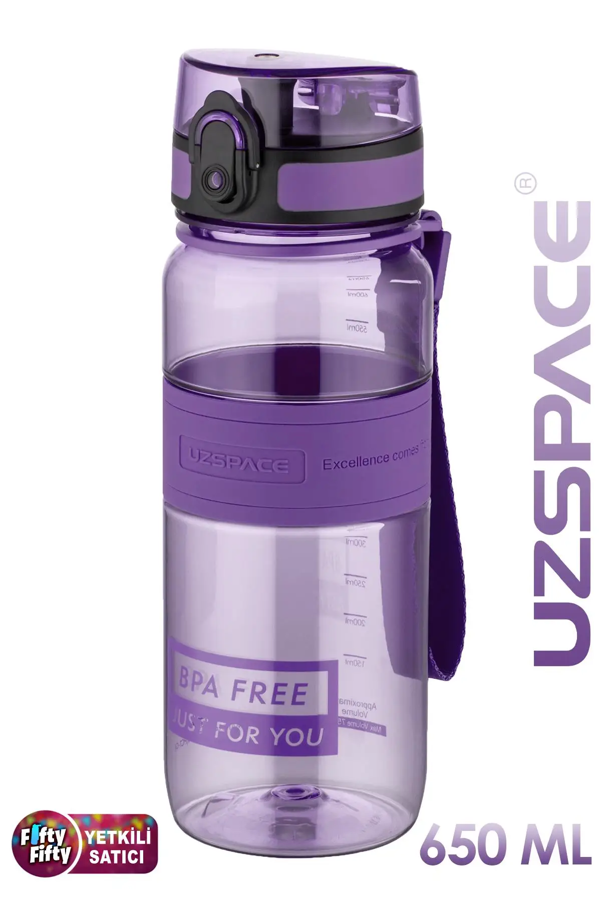 Uzspace Tritan Su Matarası 650 Ml Yenilenen Renkler 