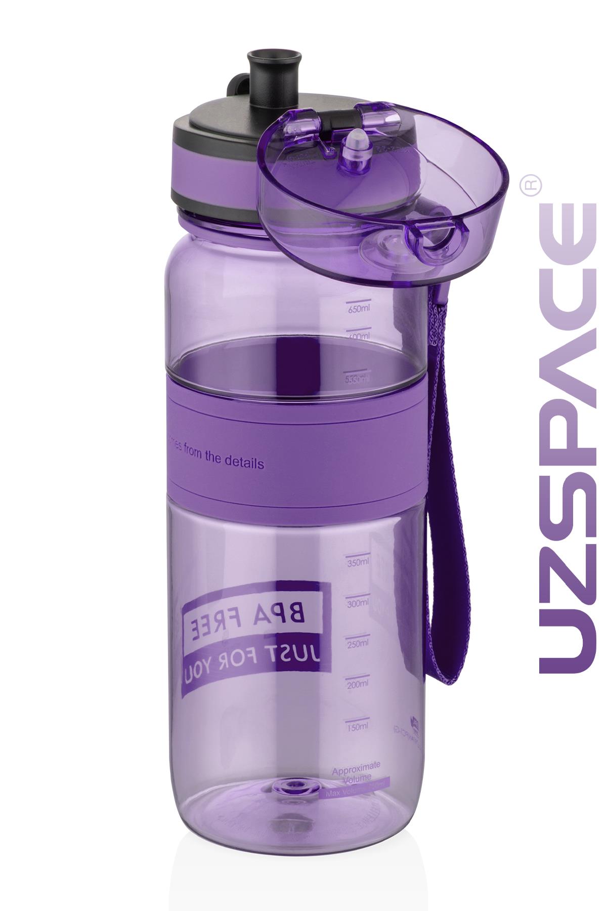 Uzspace Tritan Su Matarası 650 Ml Yenilenen Renkler 