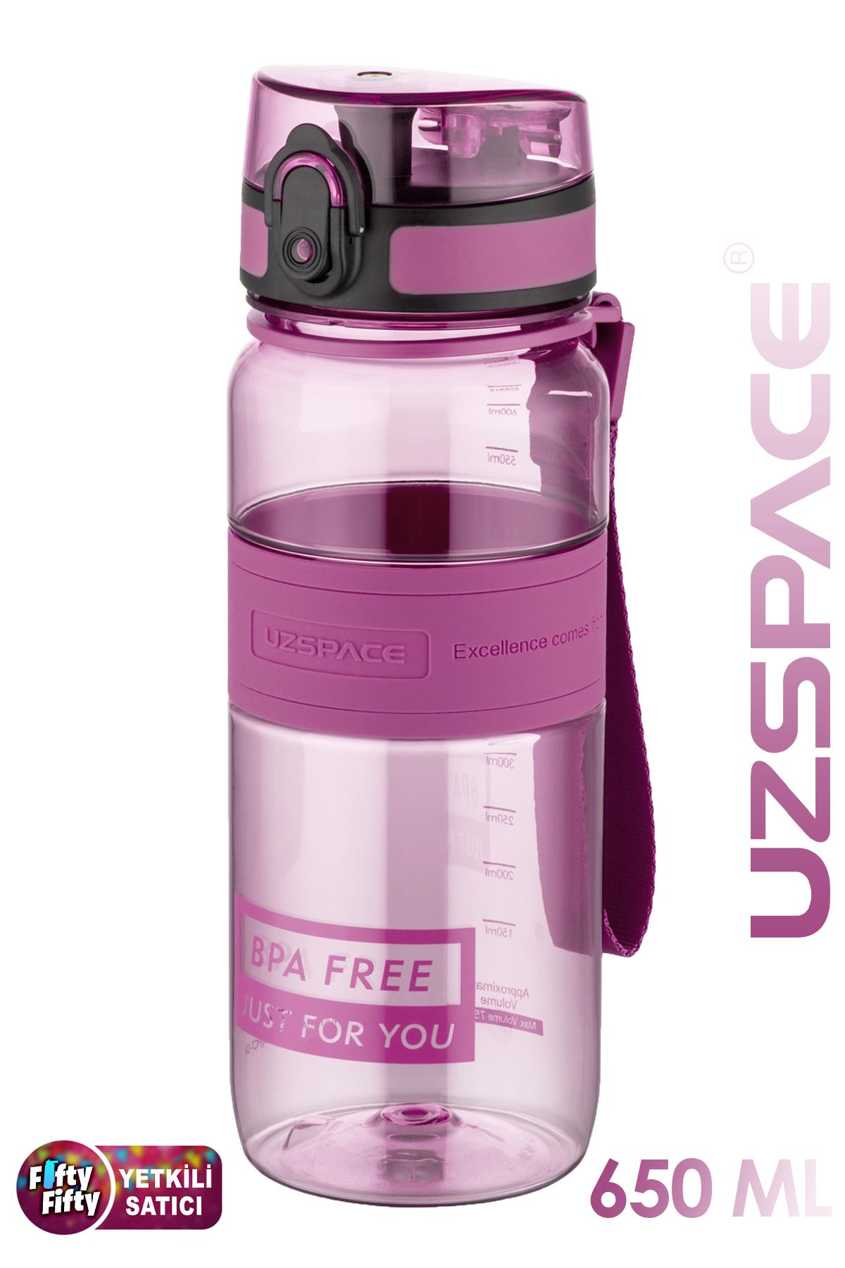 Uzspace Tritan Su Matarası 650 Ml Yenilenen Renkler 