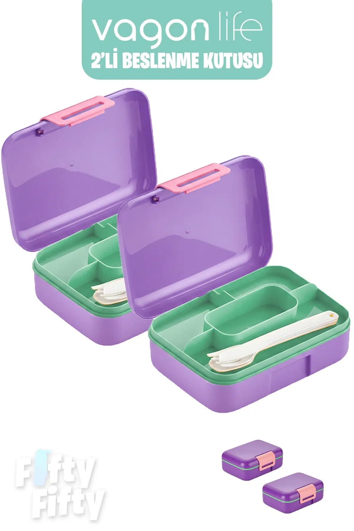 Vagonlife 2’li Beslenme Kutusu ( Seçtiğiniz Renkte 2 Adet Gönderilir )