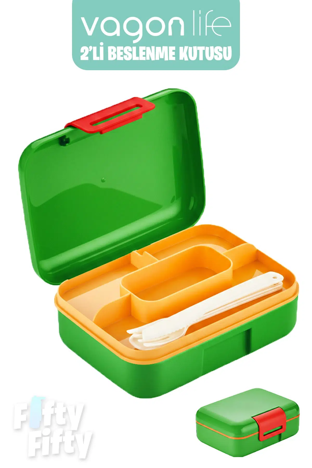 Vagonlife 2’li Beslenme Kutusu ( Seçtiğiniz Renkte 2 Adet Gönderilir )
