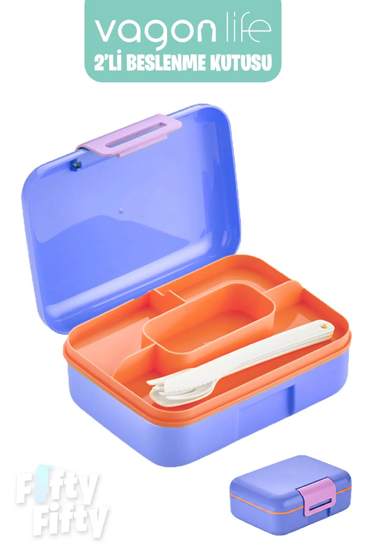 Vagonlife 2’li Beslenme Kutusu ( Seçtiğiniz Renkte 2 Adet Gönderilir )