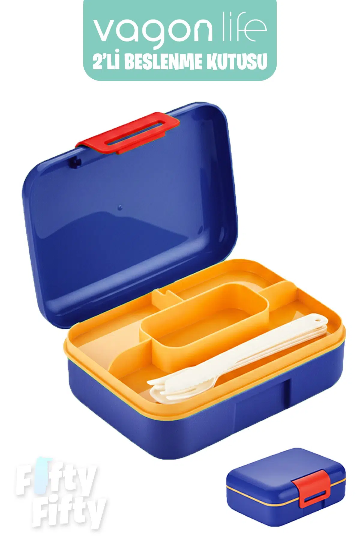 Vagonlife 2’li Beslenme Kutusu ( Seçtiğiniz Renkte 2 Adet Gönderilir )