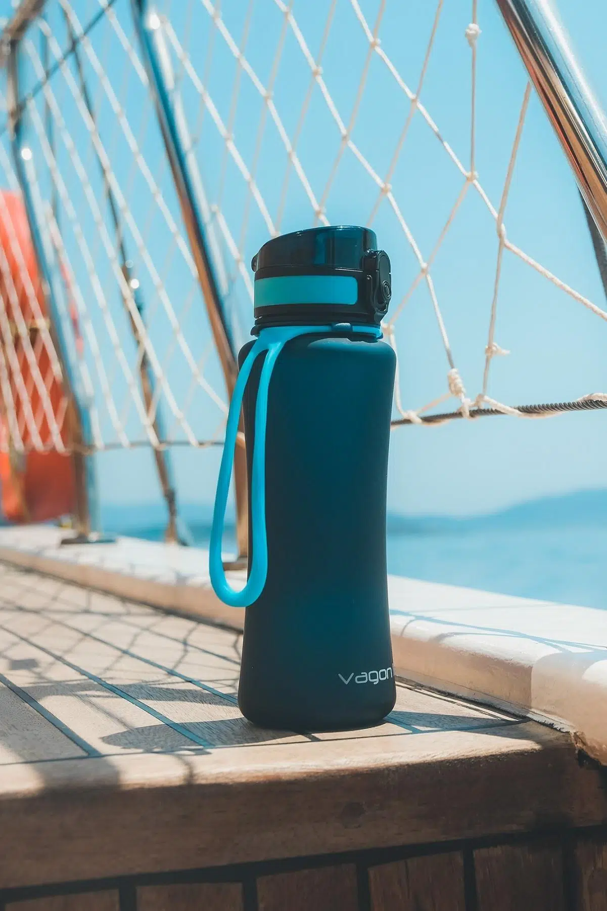 Vagonlife 550 ml Tritan Silikn Taşıma Askılı Su Matarası