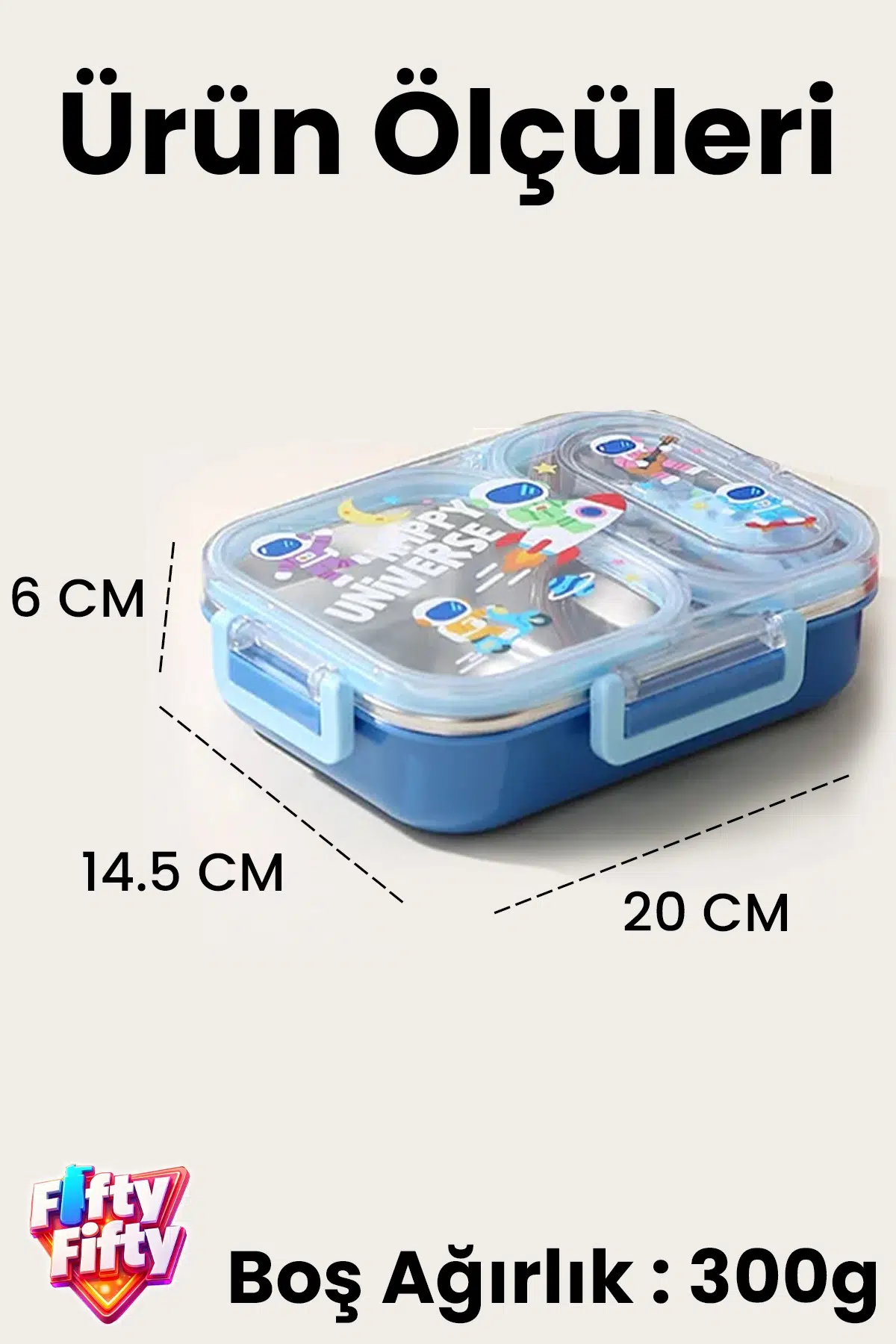 600 ML Sızdırmaz İki Bölme Paslanmaz Çelik Lunch Box Yeni Nesil Sefer Tası Çatallı Kaşık ff7163