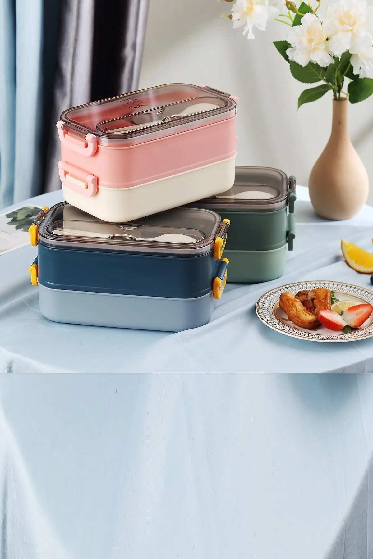 Vagonlife Bento Lunch Box Ofis-Okul İçin Yeni Nesil Sefer Tası -Çorba Kaseli Model-Paslanmaz Çelik 465