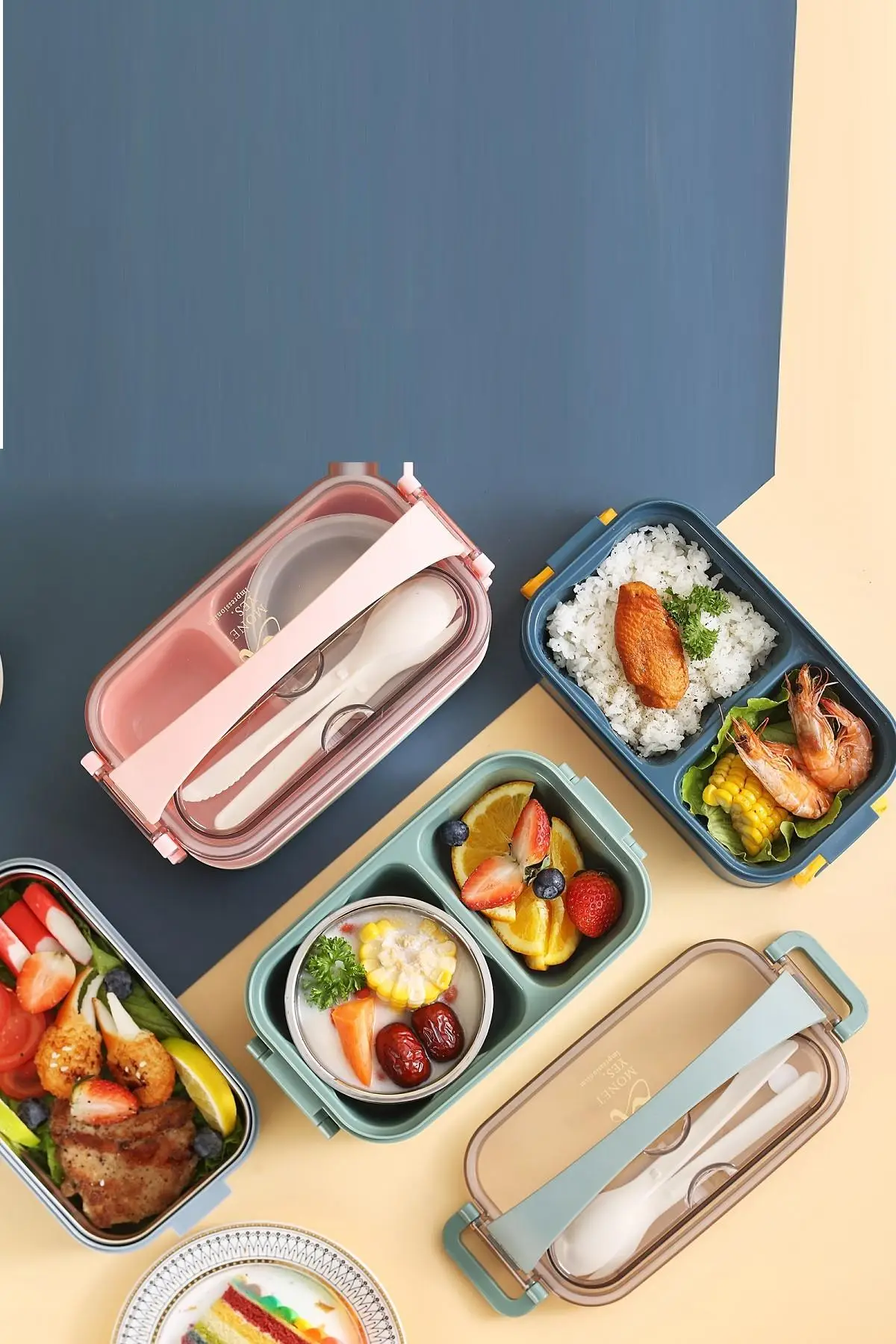 Vagonlife Bento Lunch Box Ofis-Okul İçin Yeni Nesil Sefer Tası -Çorba Kaseli Model-Paslanmaz Çelik 465