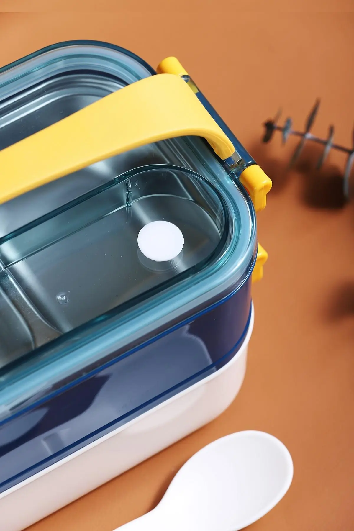 Vagonlife Bento Lunch Box Ofis-Okul İçin Yeni Nesil Sefer Tası Taşınabilir Yemek Kutusu Çelik FF462