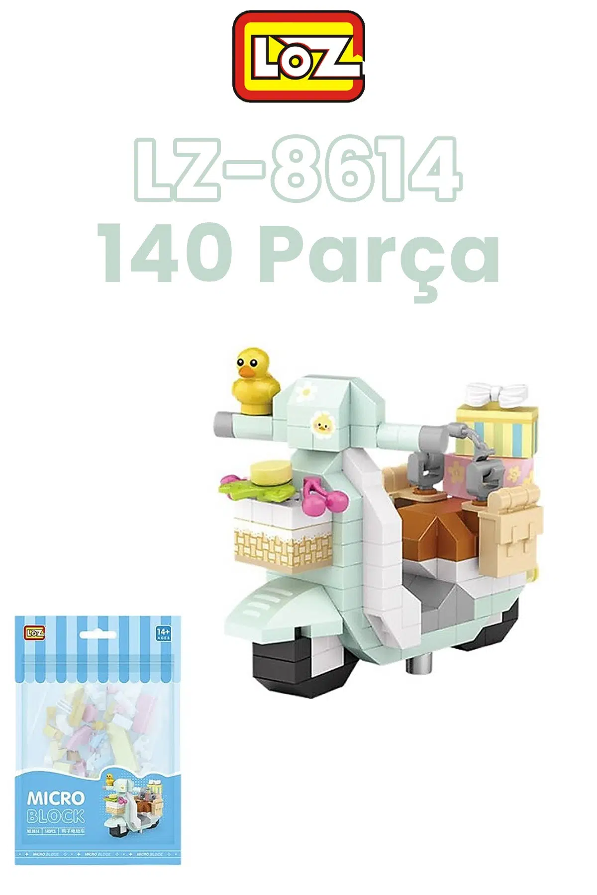 Vagonlife Loz Micro Block 2'li Motor Seti 2 Farklı Model Dekoratif Oyuncak Yapım Seti Yapı Blok Seti