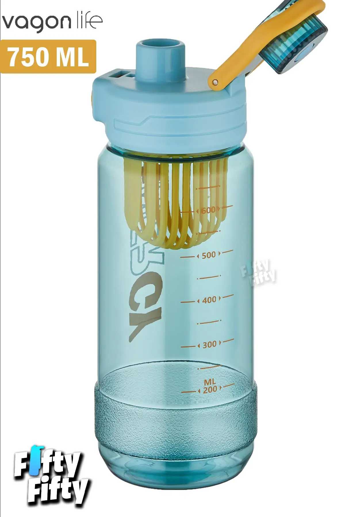 Vagonlife 750 ML -Energy- Rahat İçim (Pipetsiz) Kulplu Su Matarası -Süzgeçli-FFVGN2030750ML