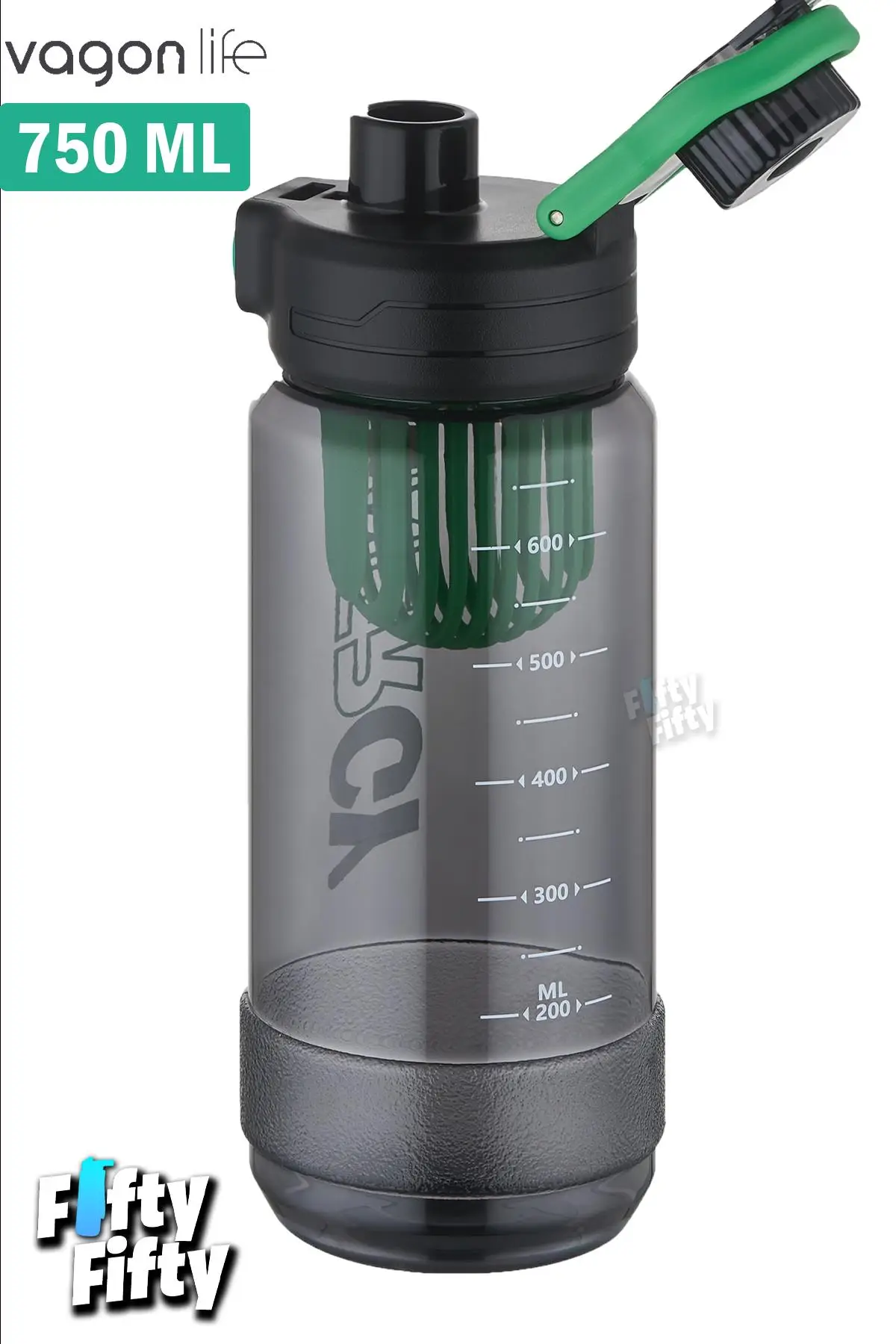 Vagonlife 750 ML -Energy- Rahat İçim (Pipetsiz) Kulplu Su Matarası -Süzgeçli-FFVGN2030750ML