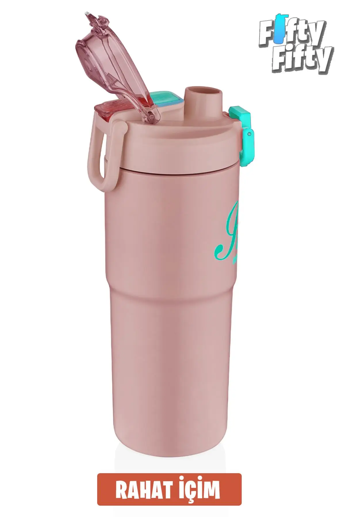 Vagonlife 2`li Çelik Termos-Kahve Bardağı Seti 750ML Çift Kullanım Termos//450ML Mug Kahve Bardağı