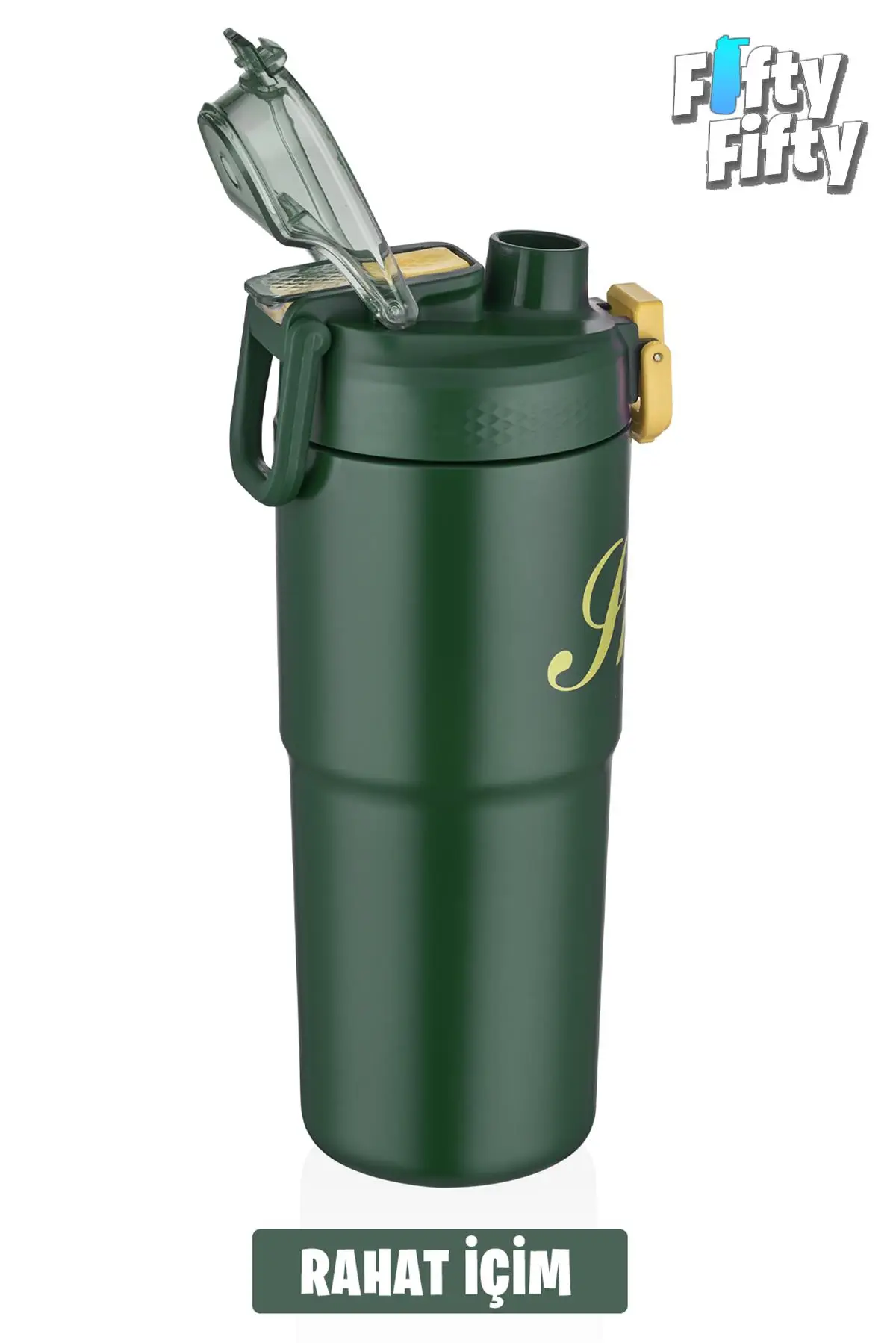 Vagonlife 2`li Çelik Termos-Kahve Bardağı Seti 750ML Çift Kullanım Termos//450ML Mug Kahve Bardağı