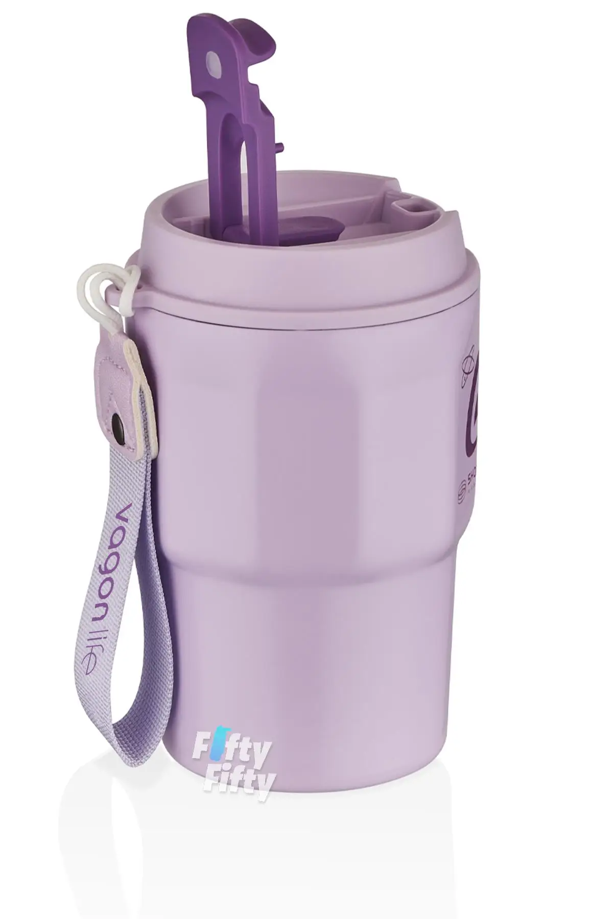 Vagonlife 2`li Çelik Termos-Kahve Bardağı Seti 750ML Çift Kullanım Termos//450ML Mug Kahve Bardağı